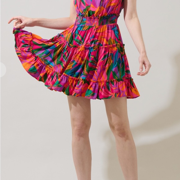 Sugarlips Multicolor Floral Mini Dress - Picture 3 of 5